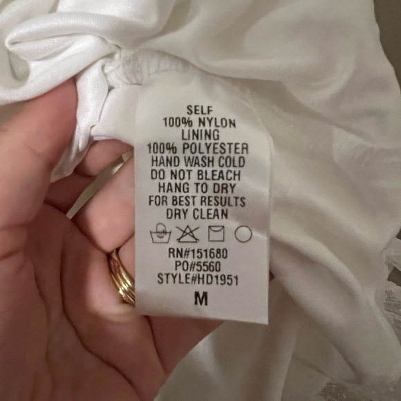 STORIA carrie tulle strapless dress in white - Picture 8 of 9